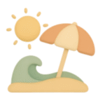 Zum Strand gehen